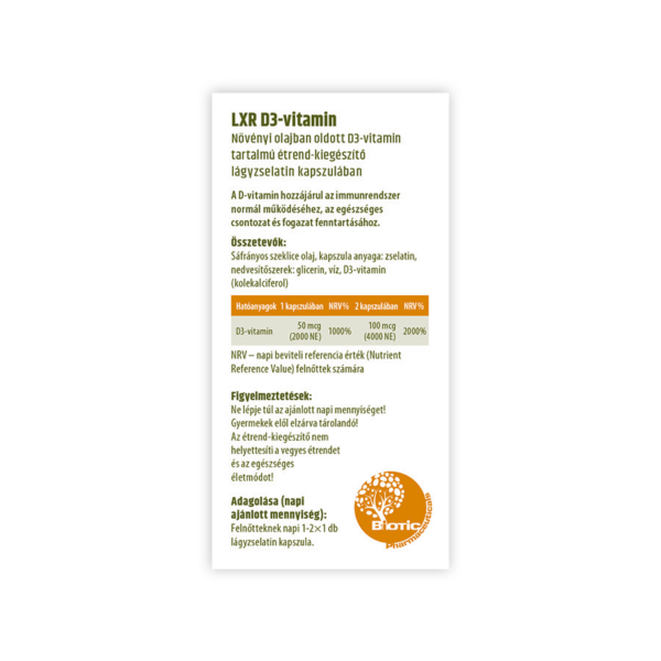 LXR D3-vitamin
