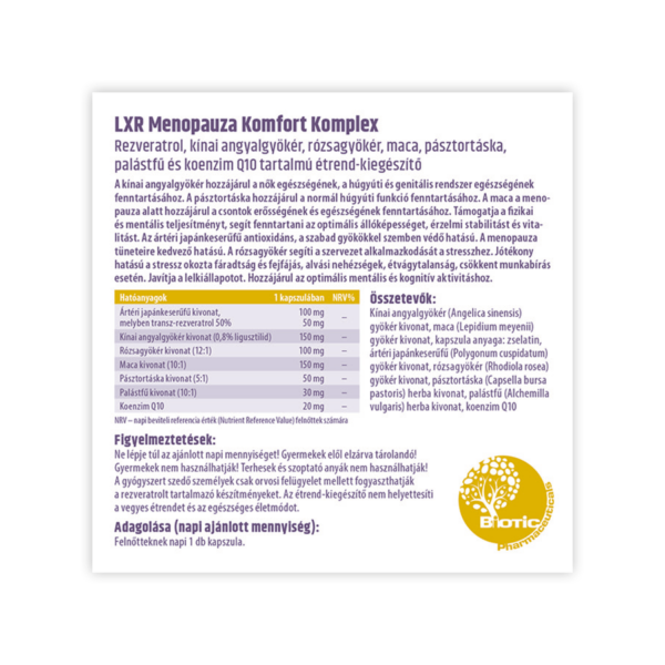 LXR Menopauza Komfort Komplex